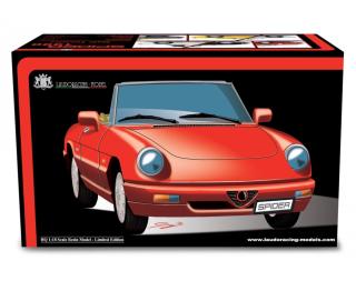 Alfa Romeo Spider 1.6 - 2.0i 1990 Giallo Laudoracing 1:18 Resinemodell (Türen, Motorhaube... nicht zu öffnen!)